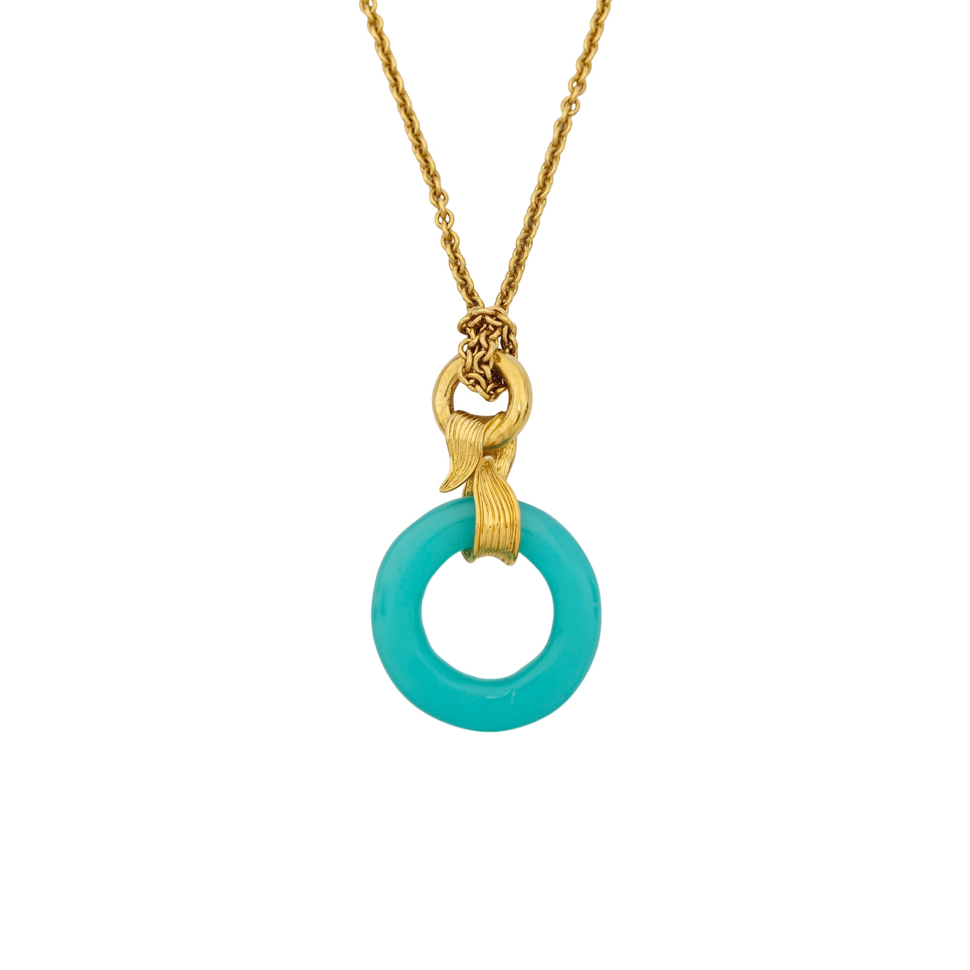 G Chain Metal Gold Necklace