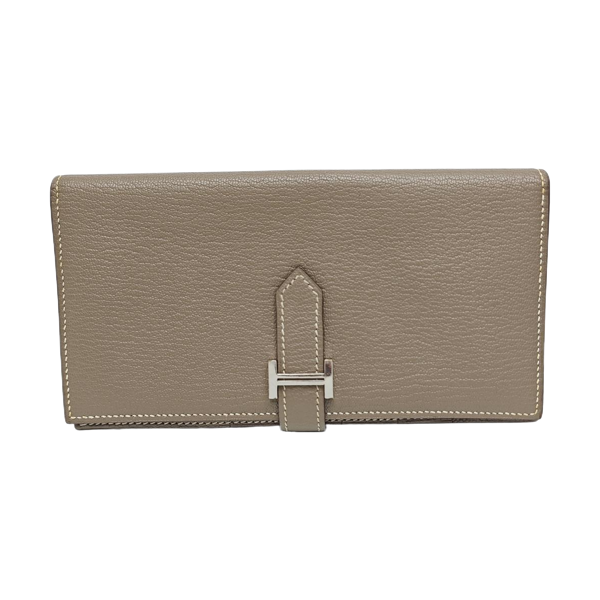 Bearn Medium Chèvre Mysore Gray Wallet