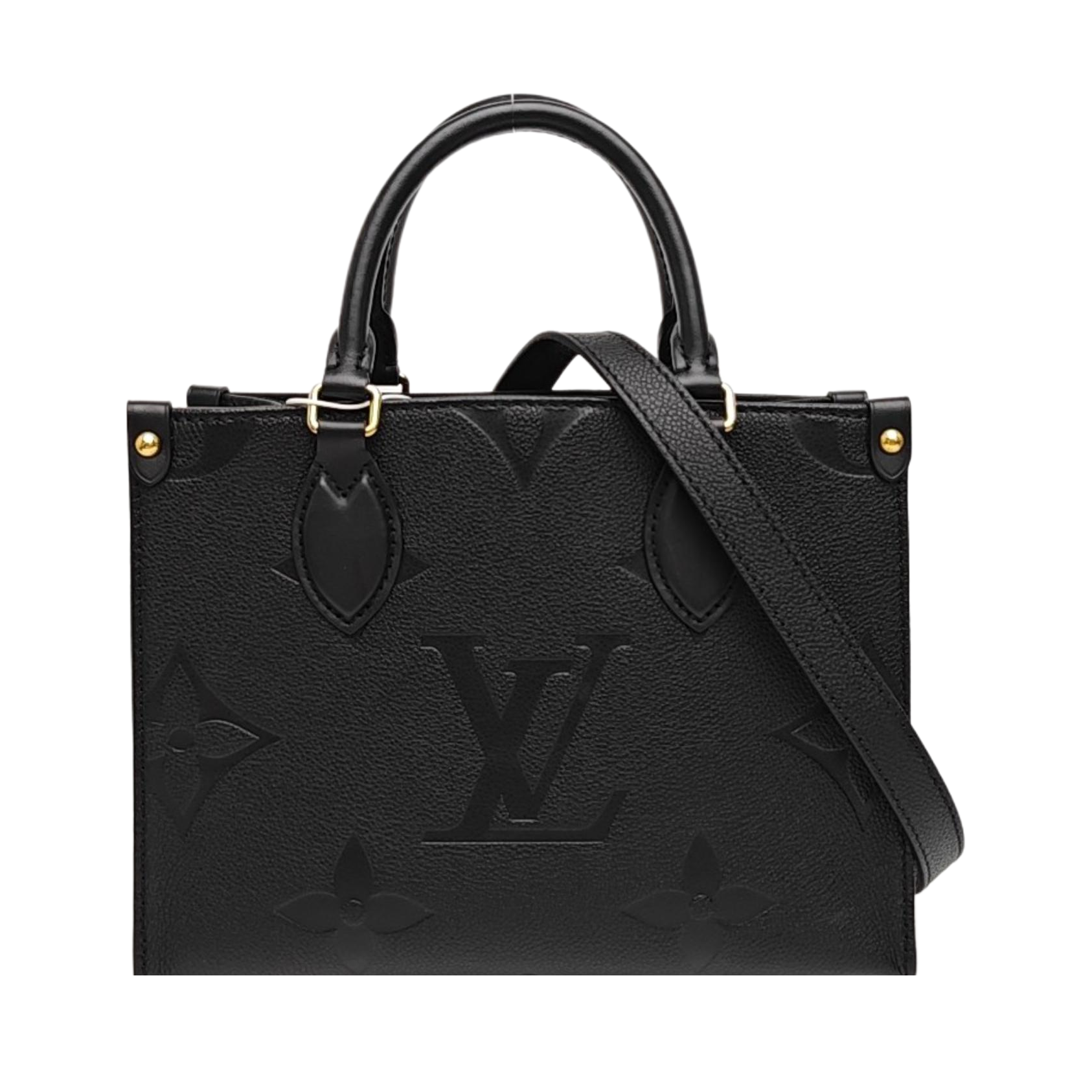 ONTHEGO PM Monogram Calfskin Black