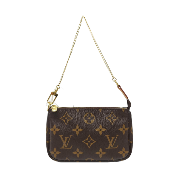 ACCESSOIRES Mini Monogram Coated Canvas Brown