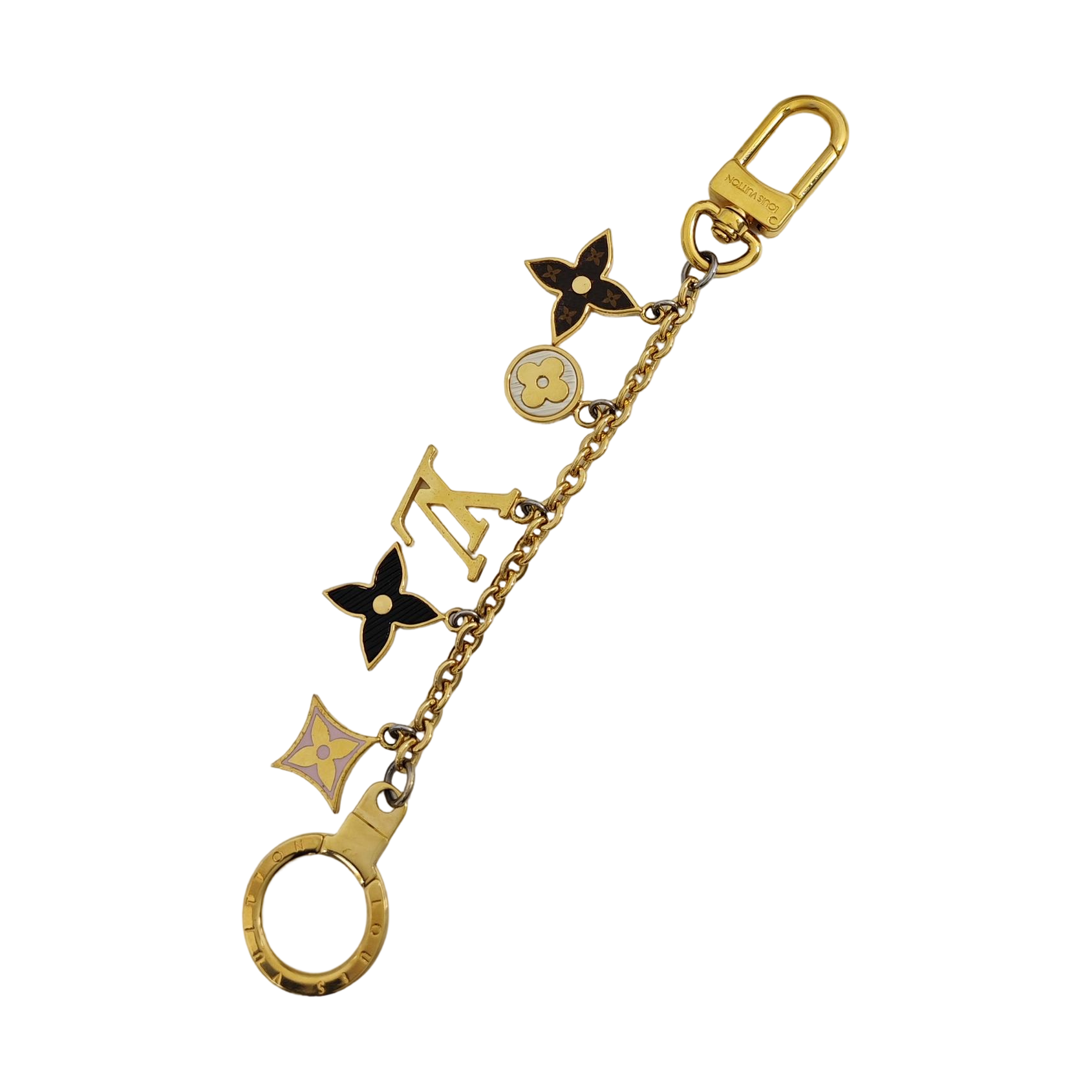 Metal Bag Charm Gold