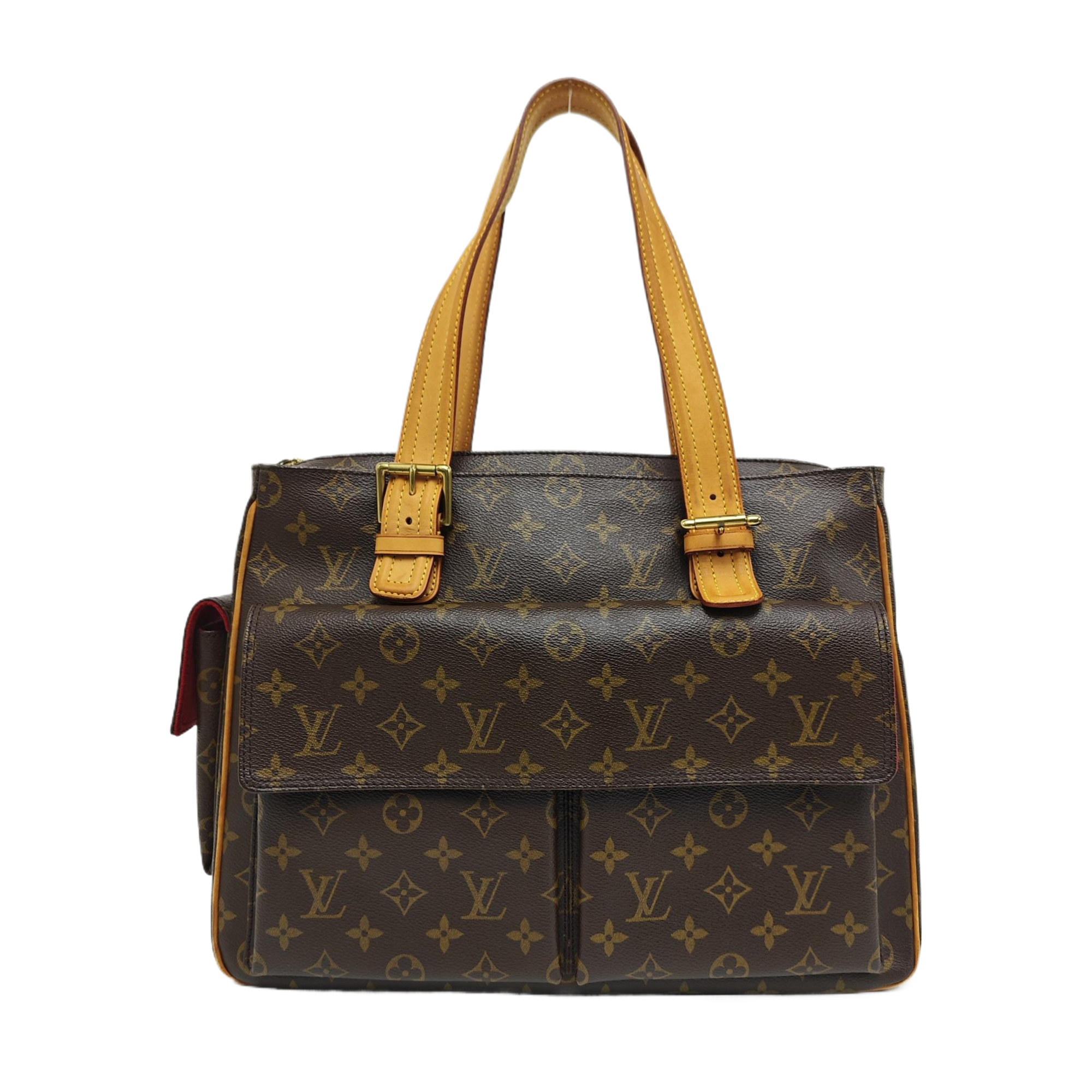 MULTIPLE Monogram Coated Canvas Brown