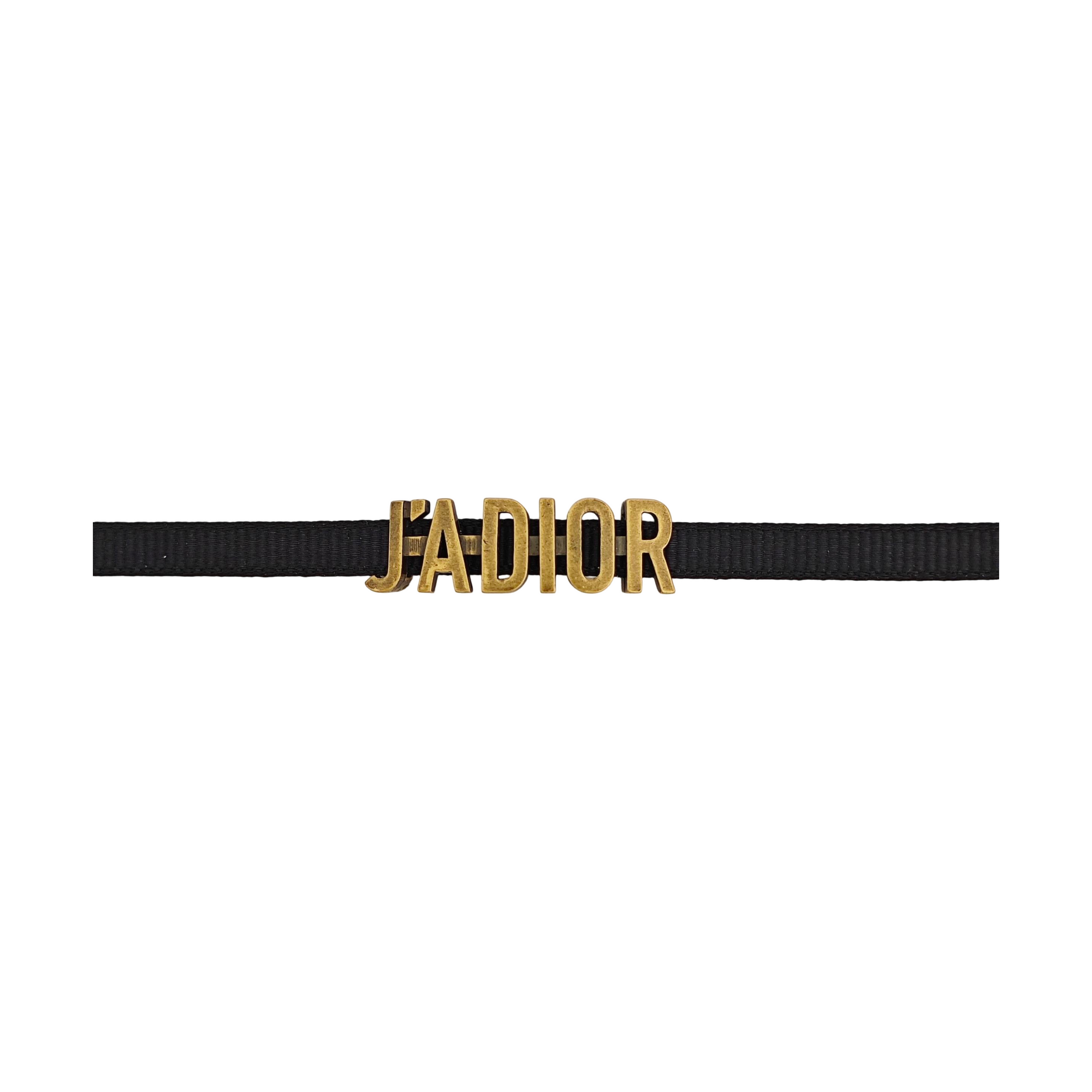 J'adior Metal Black Necklace