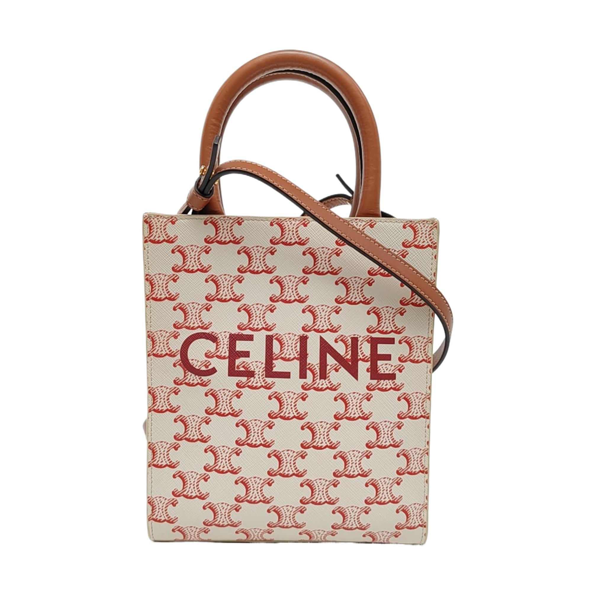 CABAS CELINE Mini Coated Canvas Beige