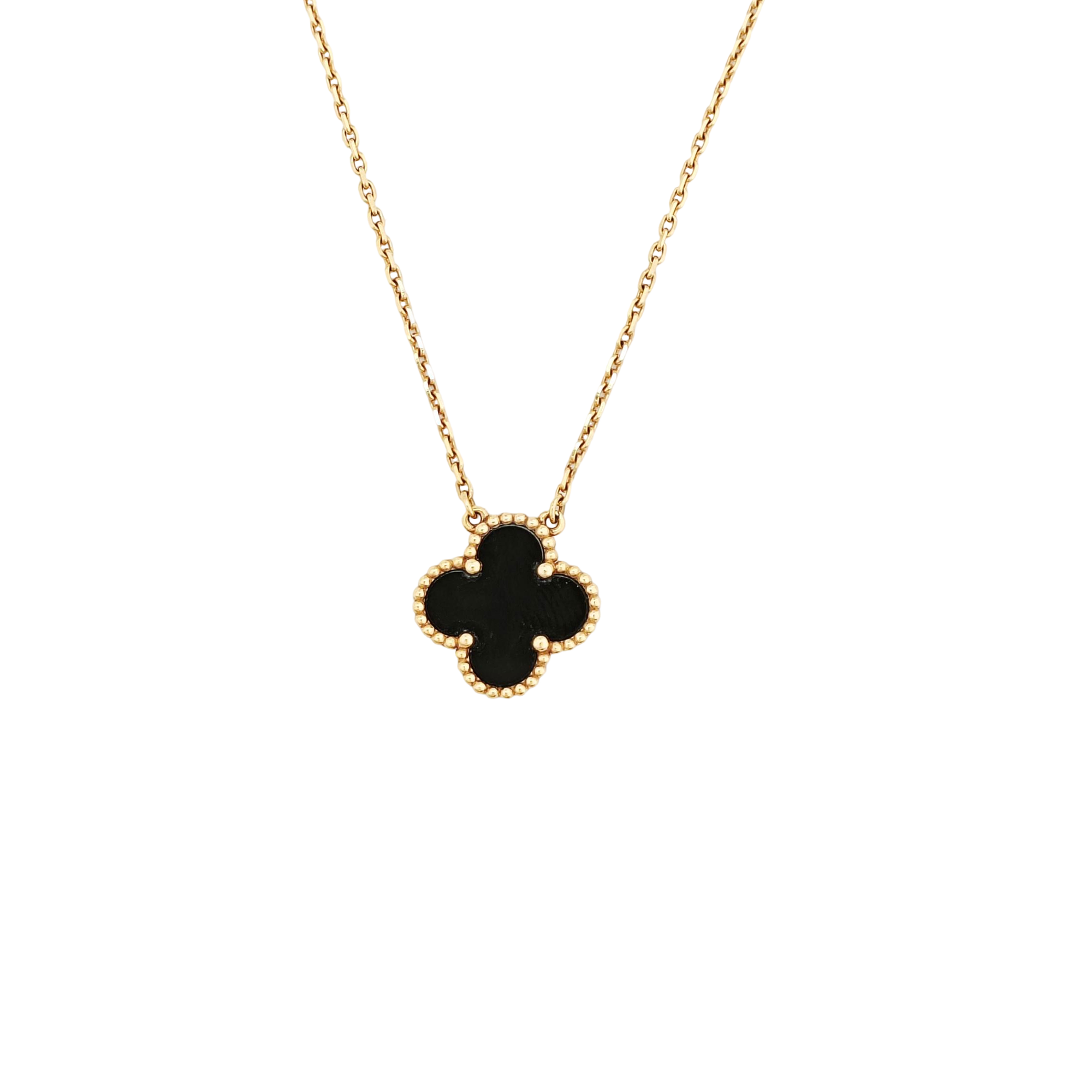 Vintage Alhambra 18k Gold Necklace
