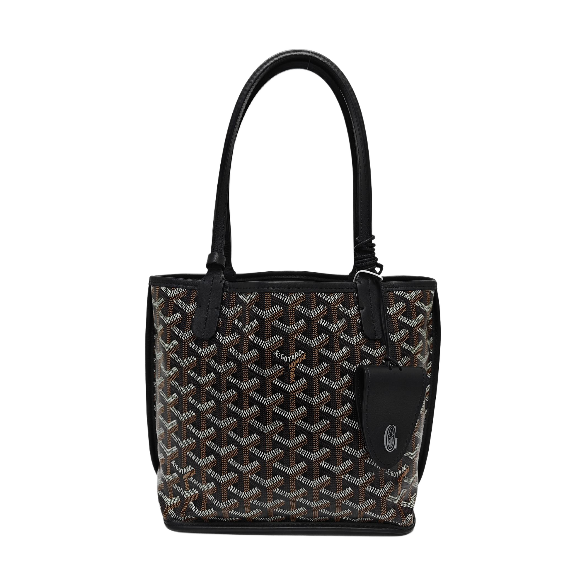 Anjou Mini Coated Canvas Black