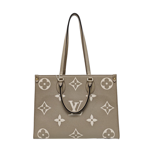ONTHEGO MM Monogram Calfskin Gray