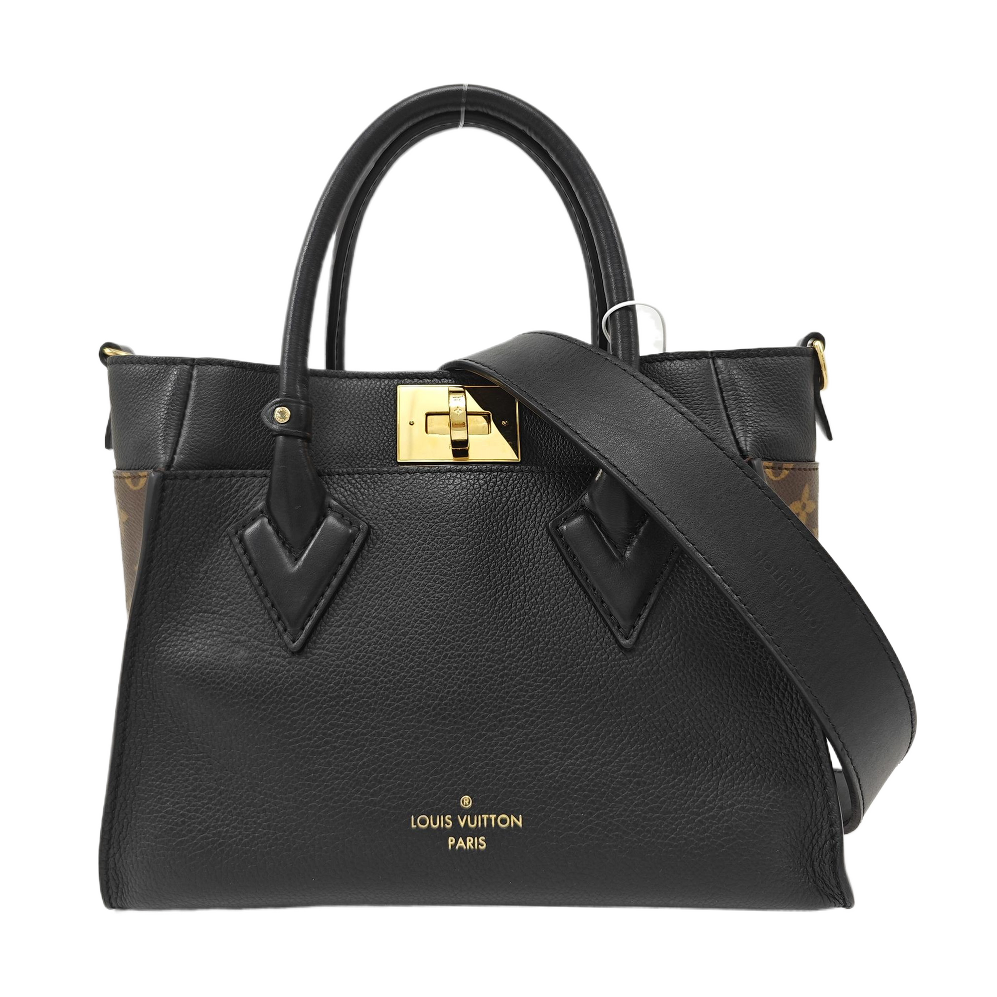 ON MY SIDE PM Monogram Calfskin Black