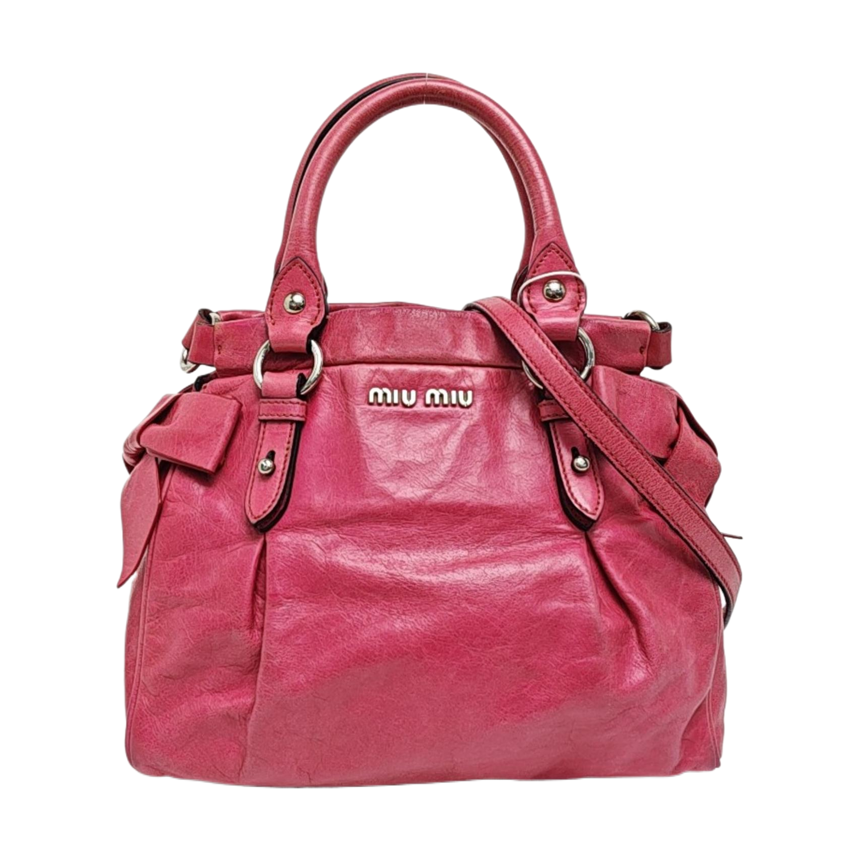 Bow Calfskin Pink