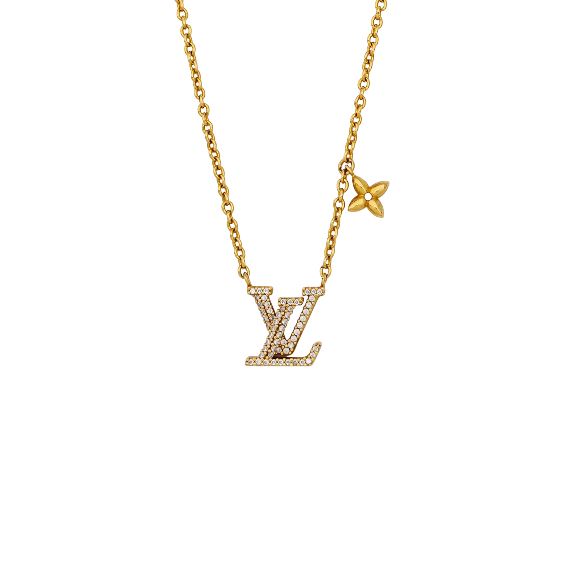 LV ICONIC Metal Gold Necklace