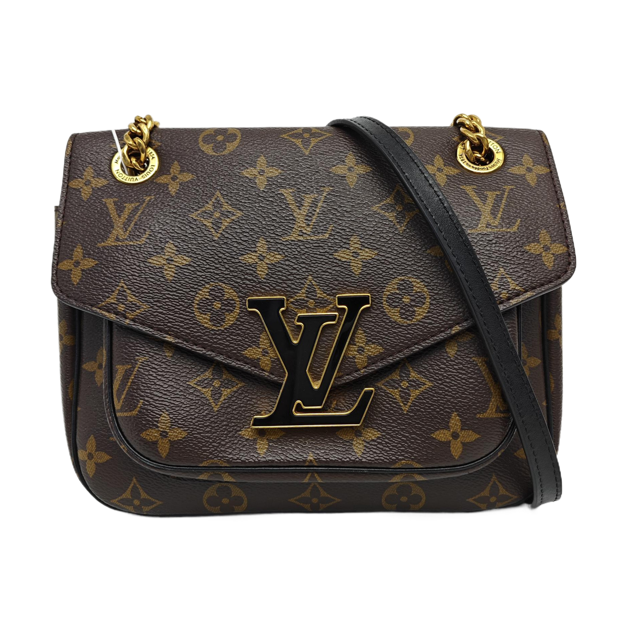 PASSY Monogram Coated Canvas Brown