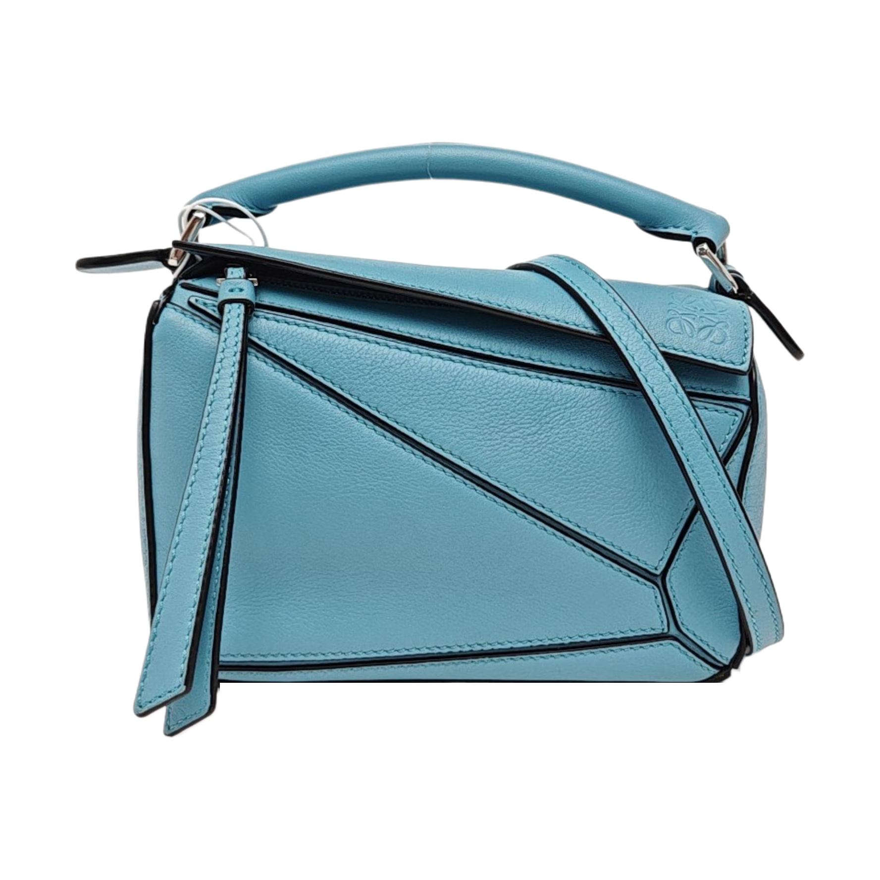 Puzzle Mini Calfskin Blue