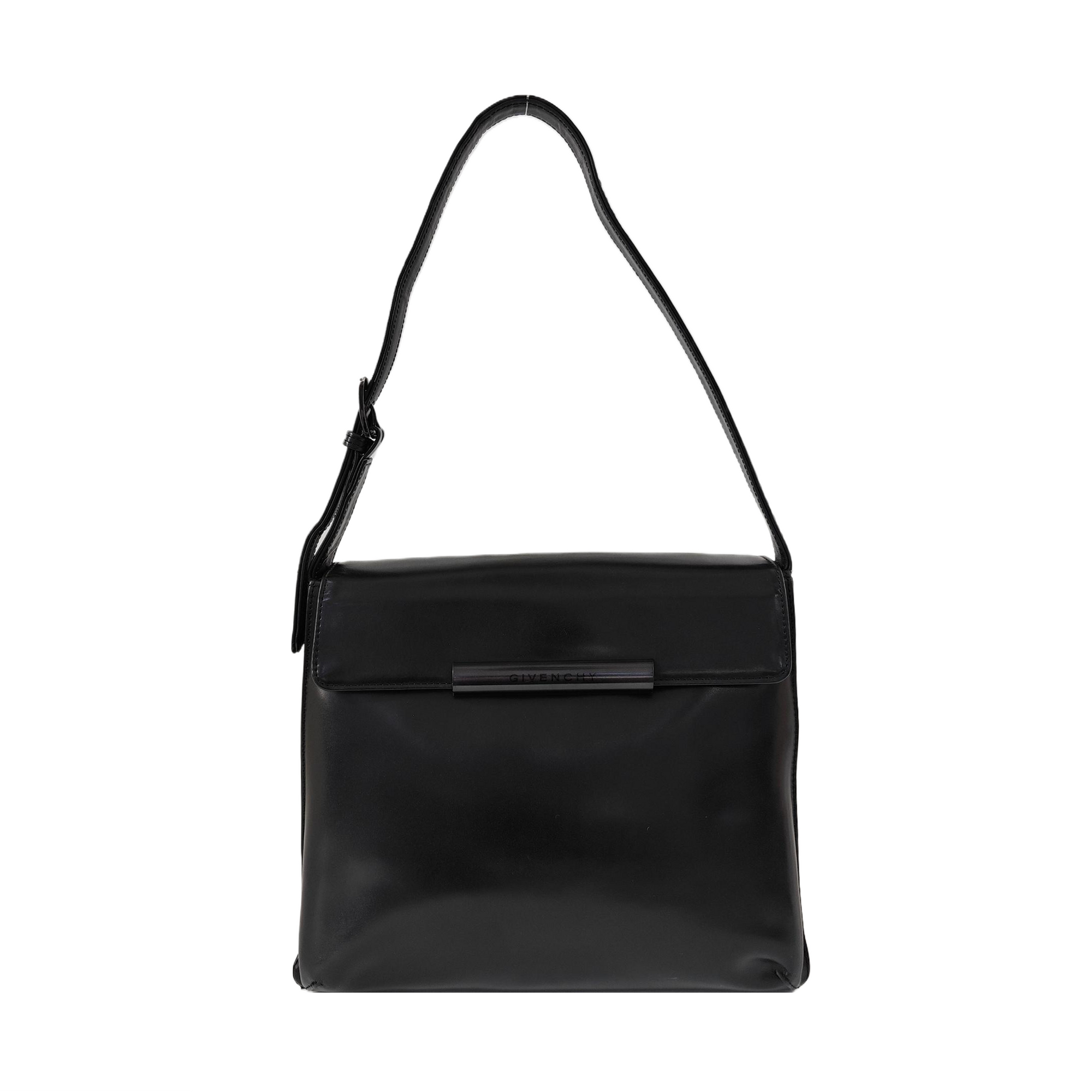 Calfskin Shoulder Bag Black