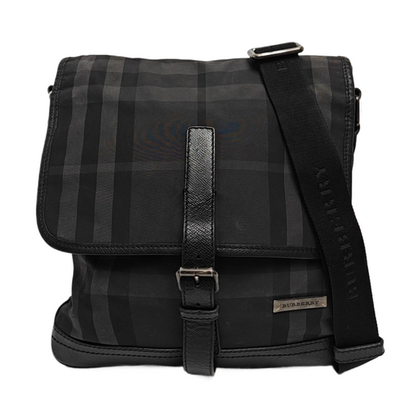 Nylon Shoulder Bag Gray