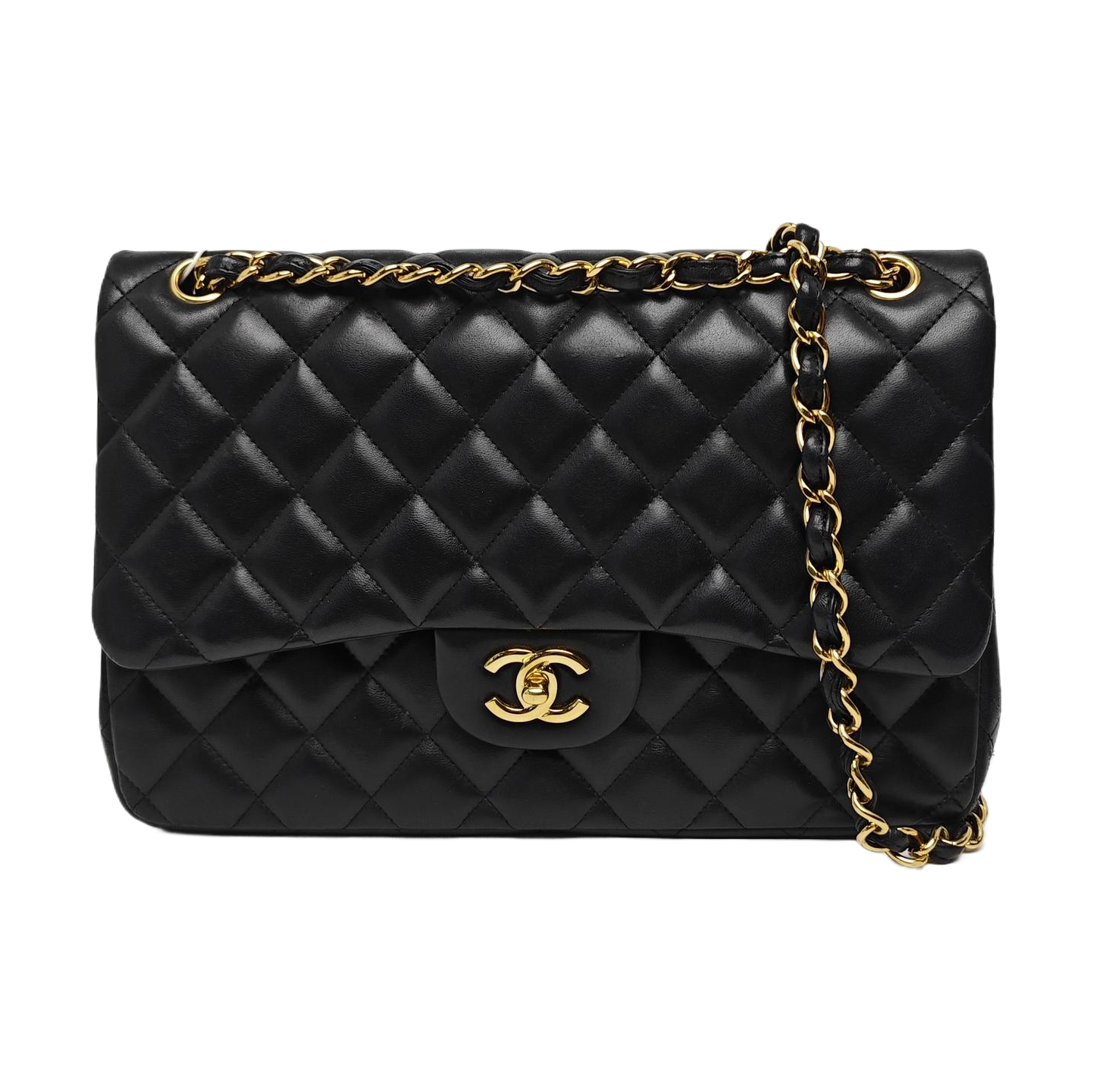 CLASSIC FLAP Jumbo Quilted Lambskin Black