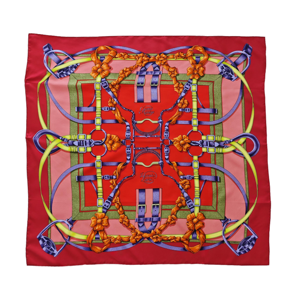 Mulberry Silk Silk Scarf Multicolor