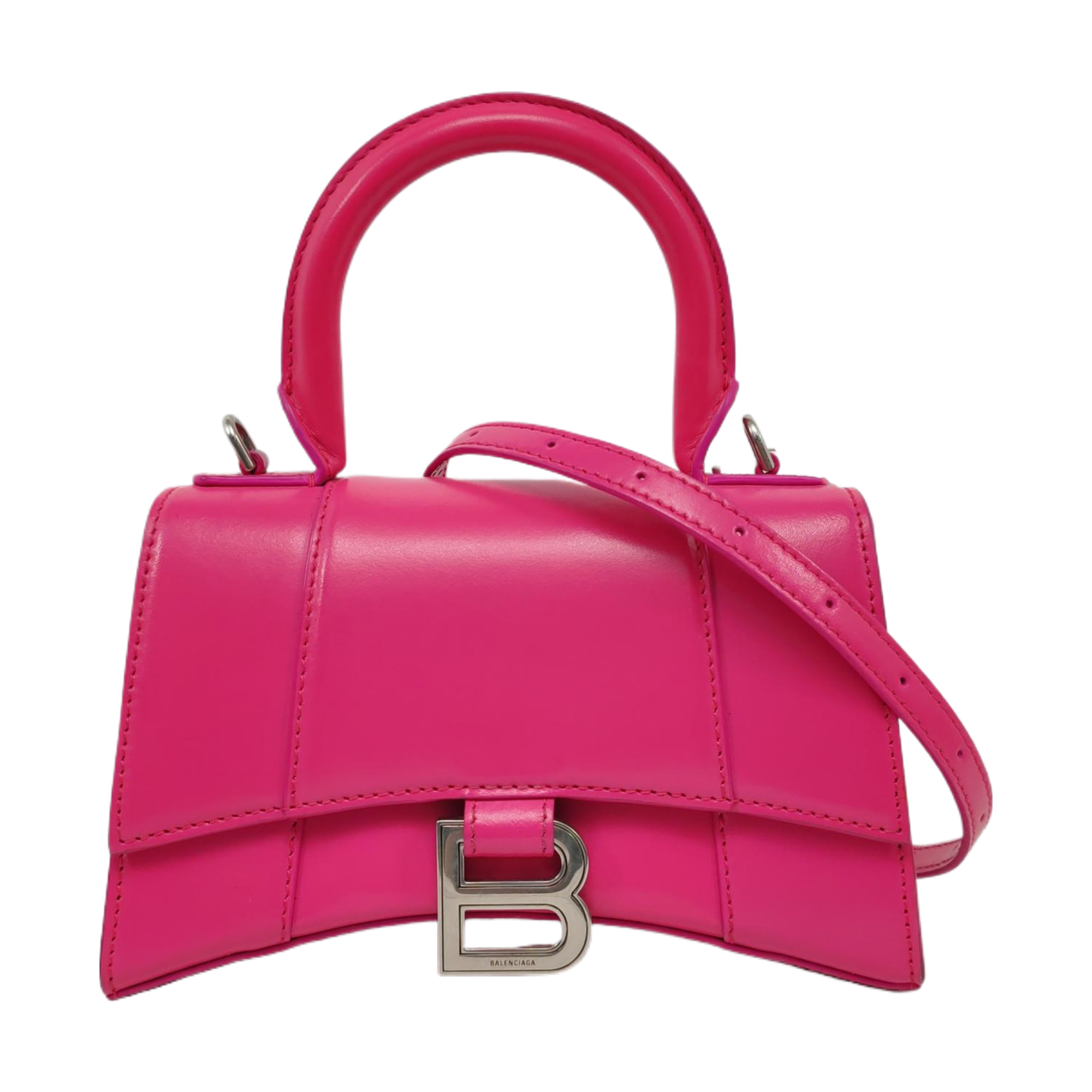 Hourglass XS Quilted Calfskin Red