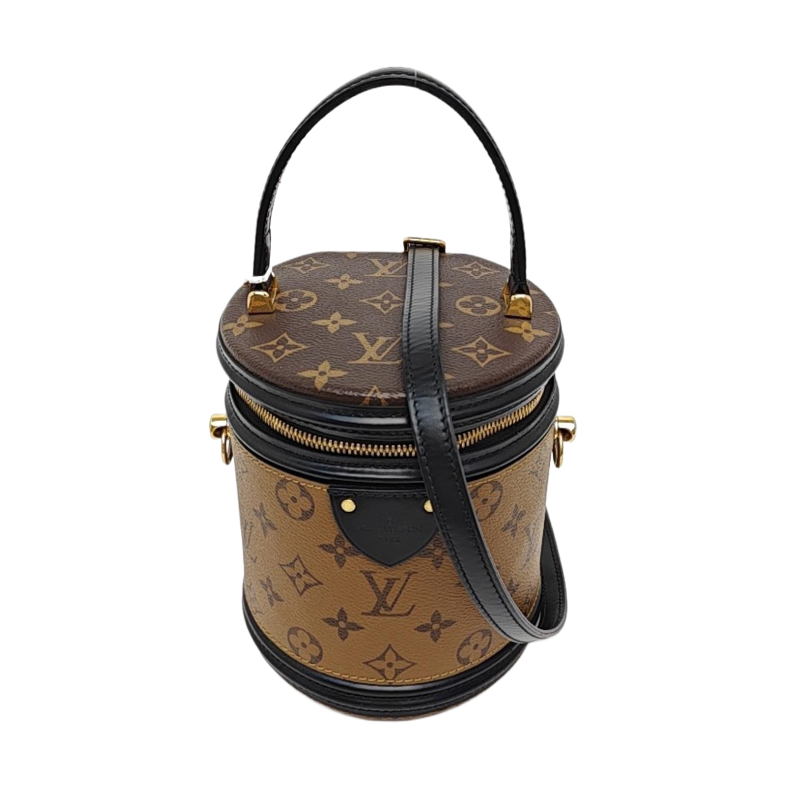 CANNES PM Monogram Coated Canvas Brown