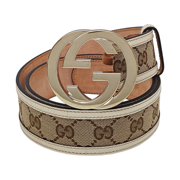 Fabric Belt Beige