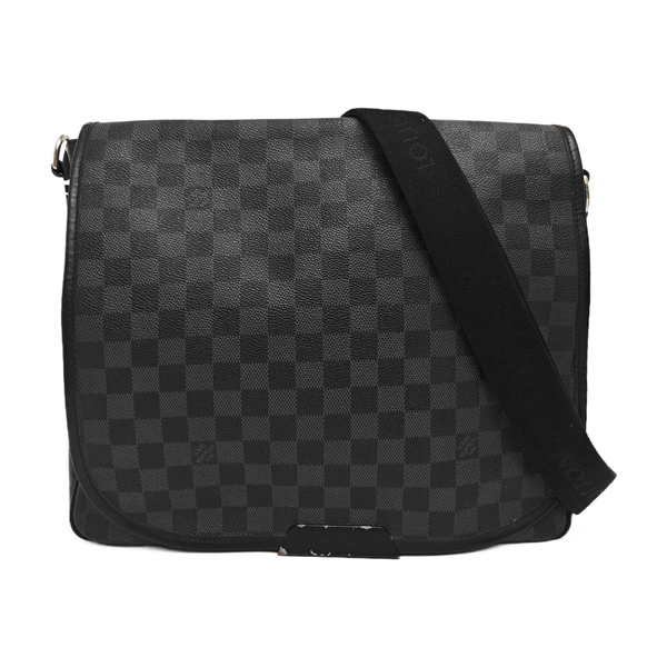DANIEL Damier Graphite Coated Canvas Gray