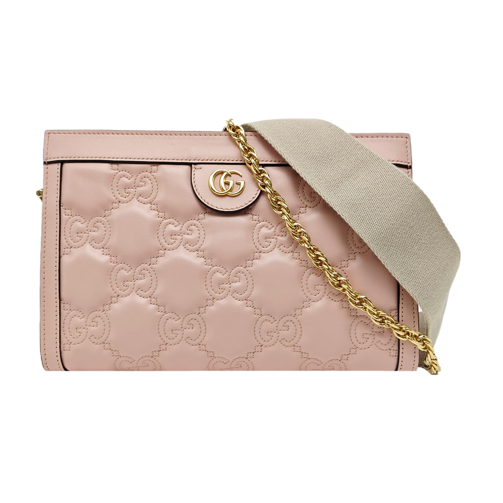 Ophidia Small Quilted Calfskin Pink