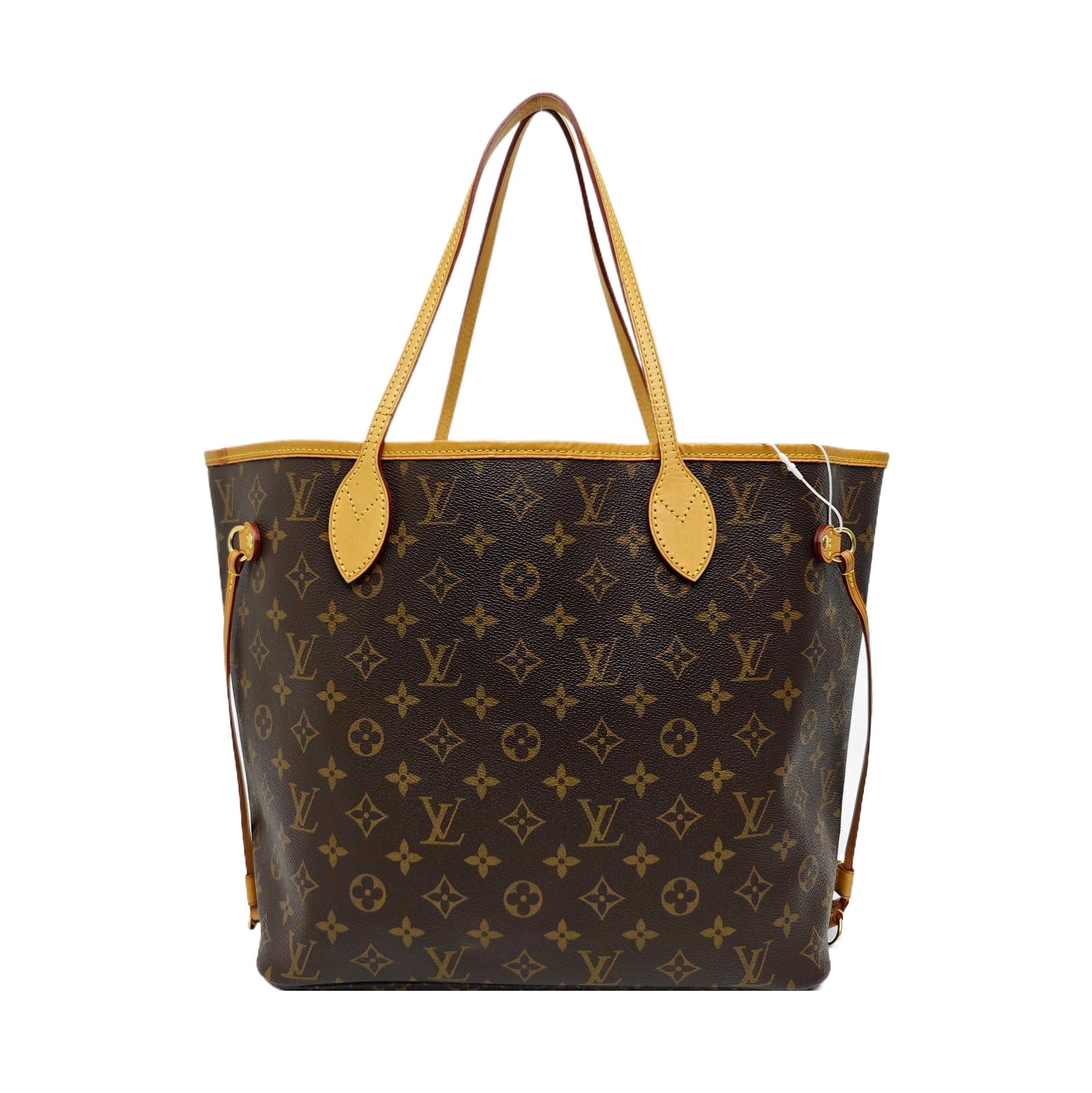 NEVERFULL MM Monogram Coated Canvas Brown