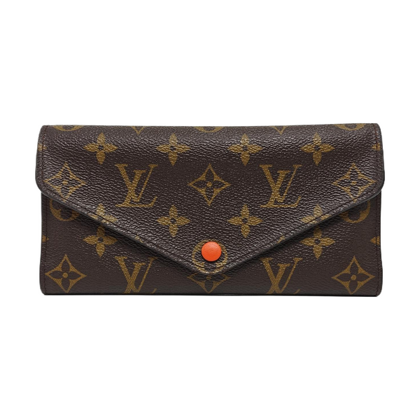 JOSÉPHINE Monogram Coated Canvas Brown Wallet
