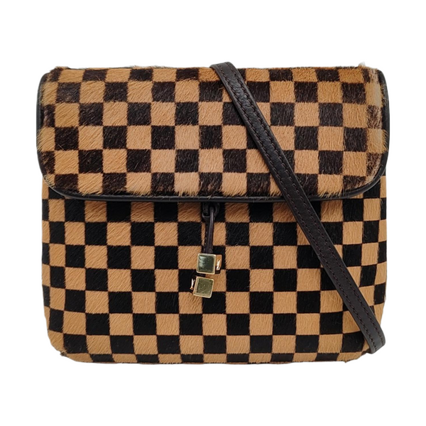 GAZELLE Damier Ebene Horsehair Brown