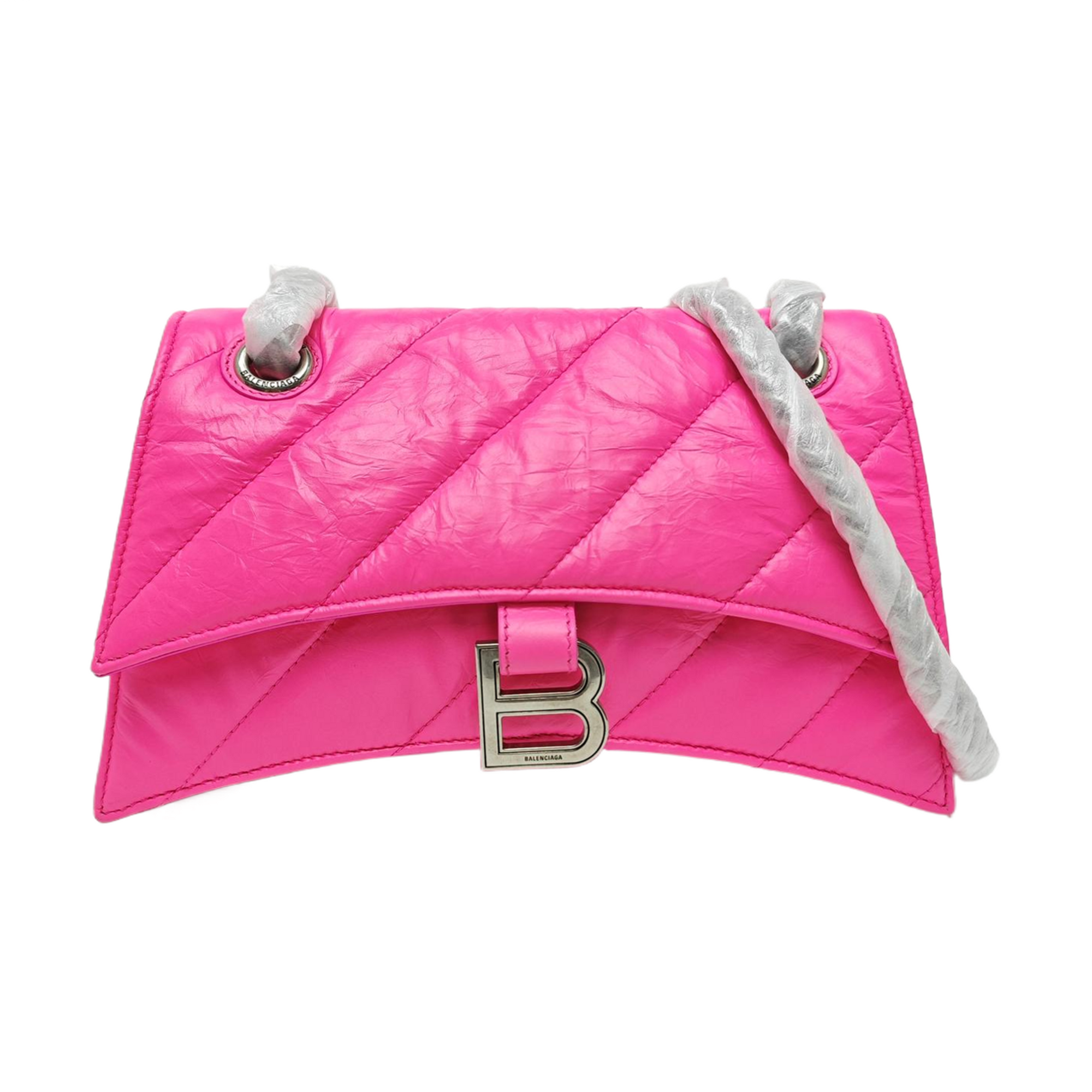 Crush Small Quilted Calfskin Pink