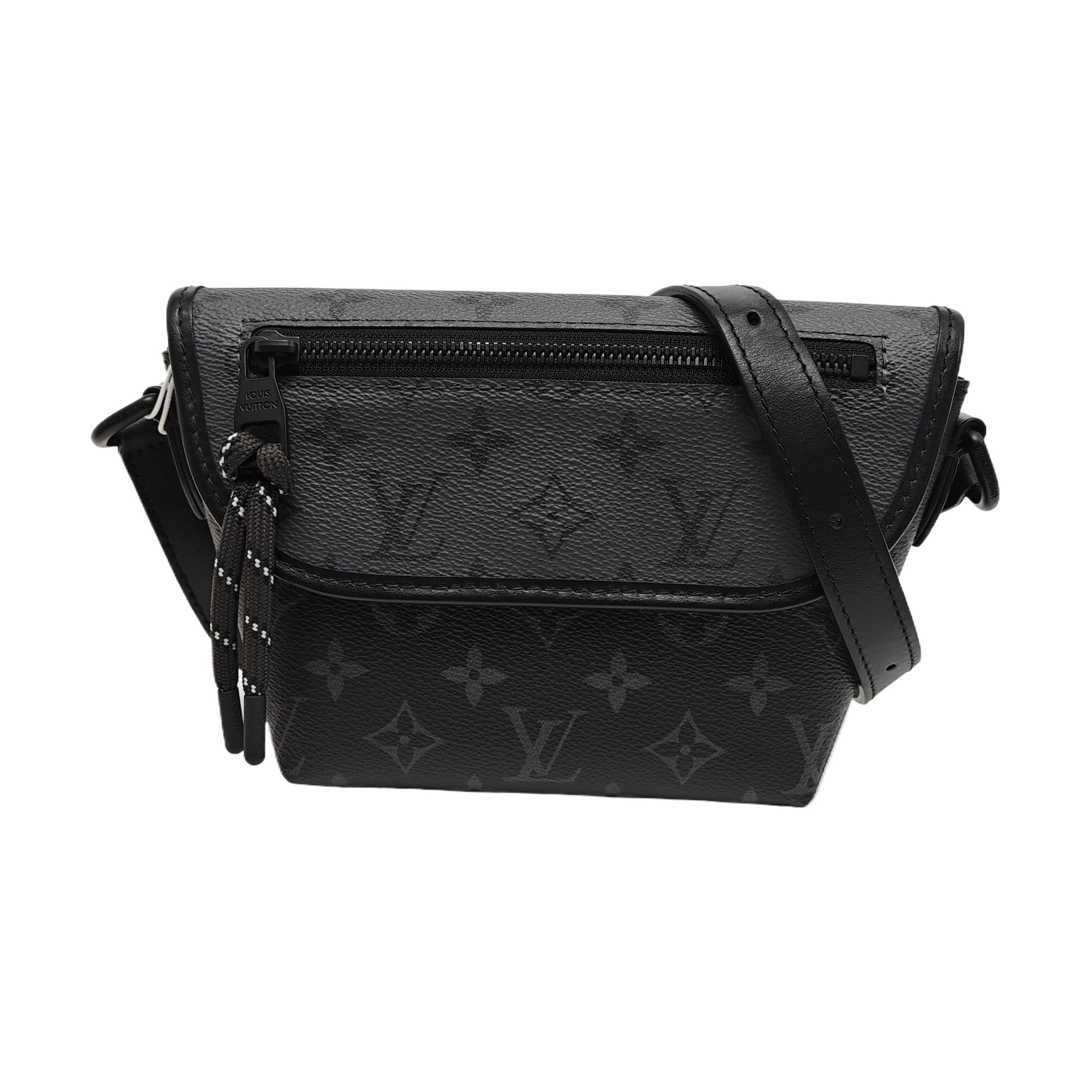 PULSE Mini Monogram Coated Canvas Black