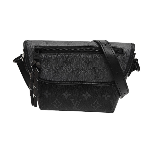 PULSE Mini Monogram Coated Canvas Black