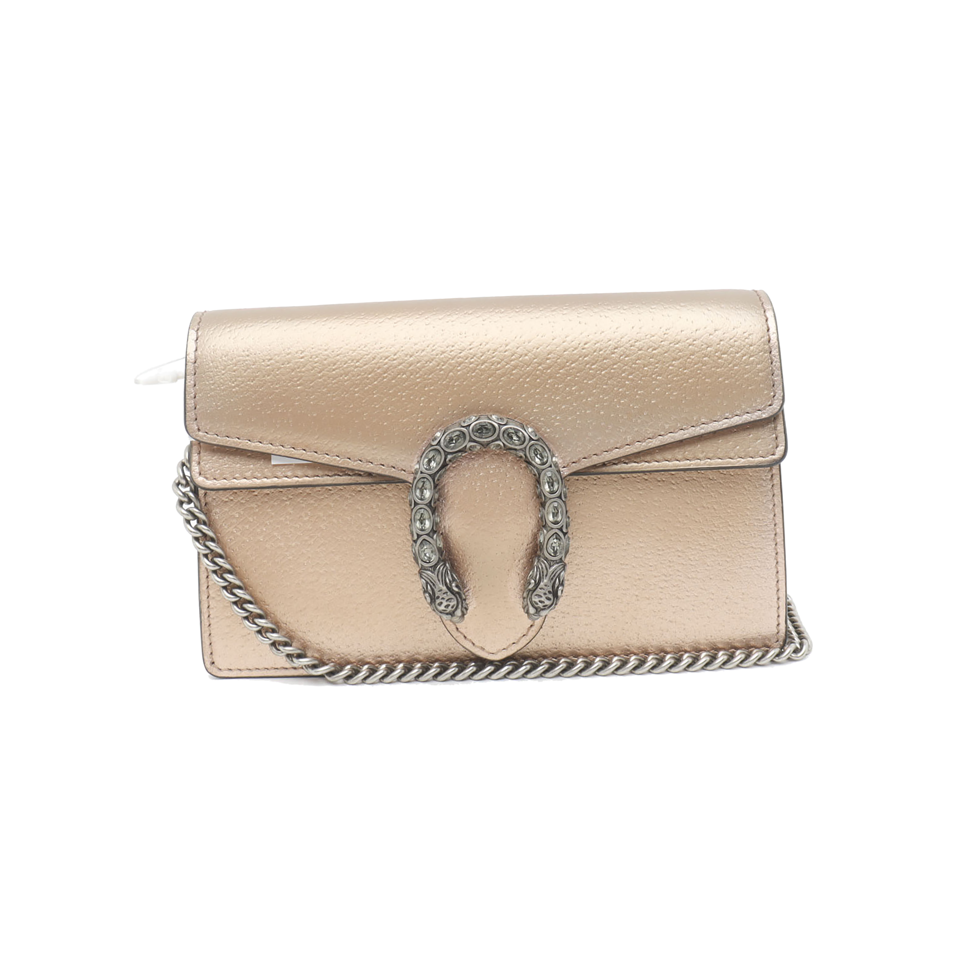 Authenticated pre-owned  Dionysus Super Mini Calfskin Beige - Shoulder Bag at Looply