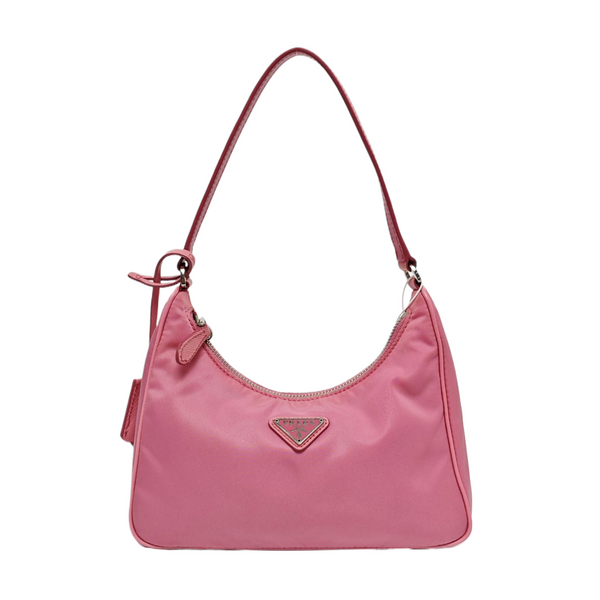 Authenticated pre-owned  Re-Edition2005 Mini Nylon Pink - Top Handle Bag at Looply