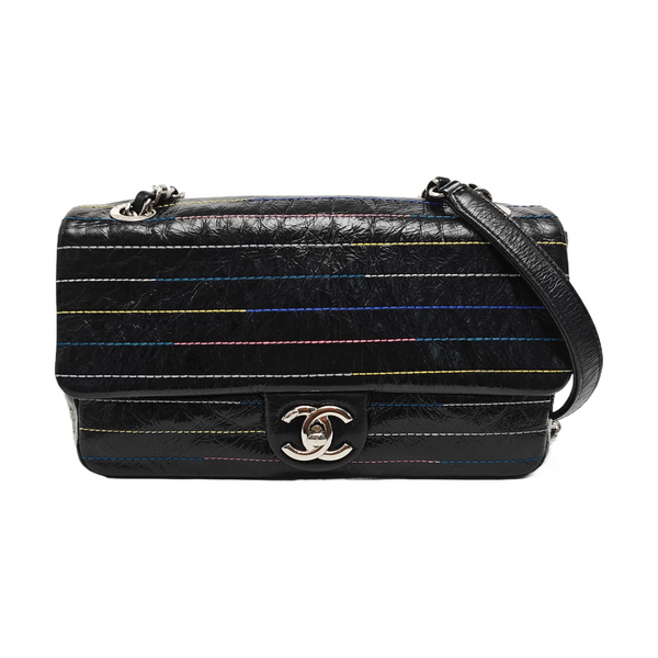 CLASSIC FLAP Small Quilted Leather Black