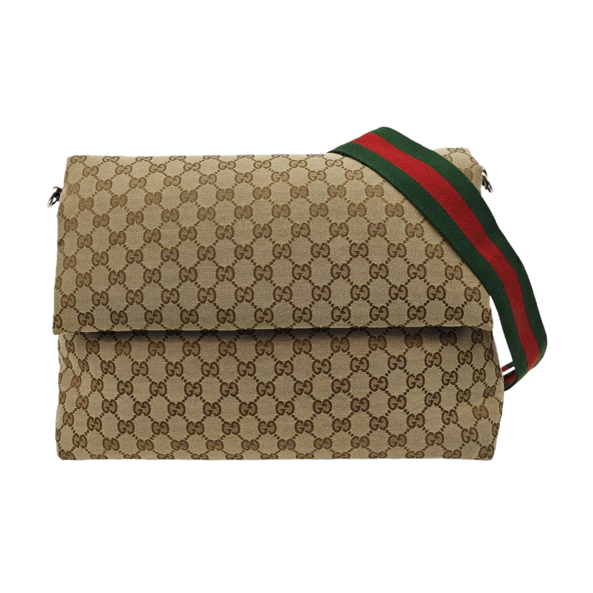 Canvas Shoulder Bag Brown