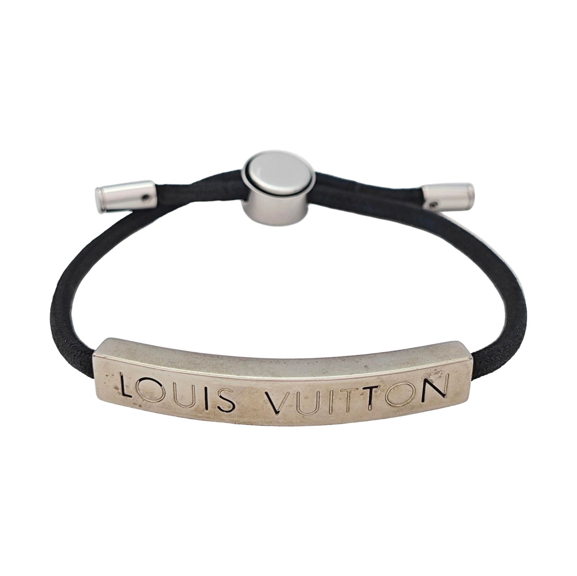 SPACE LV Fabric Black Bracelet