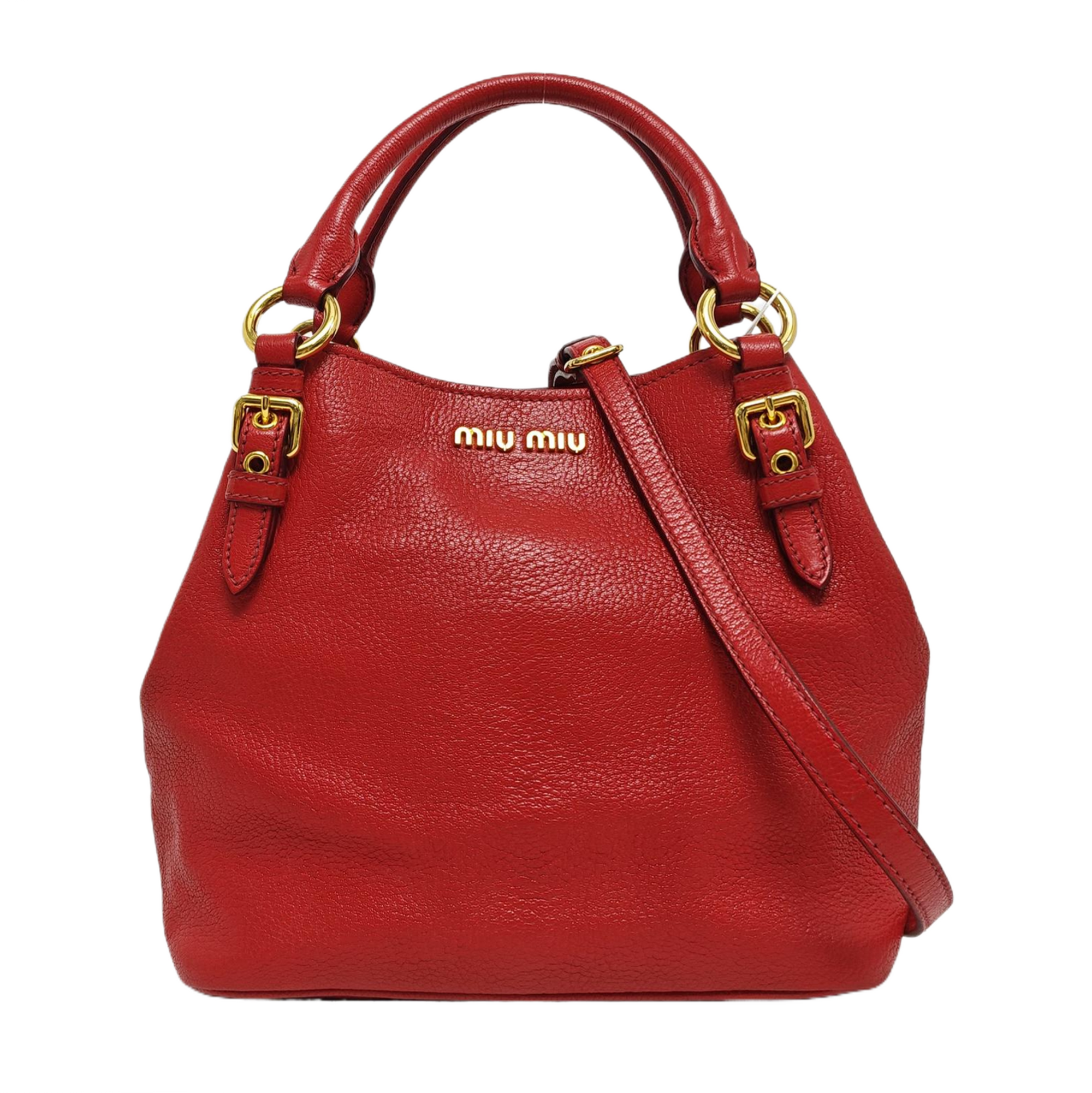 Bow Calfskin Red