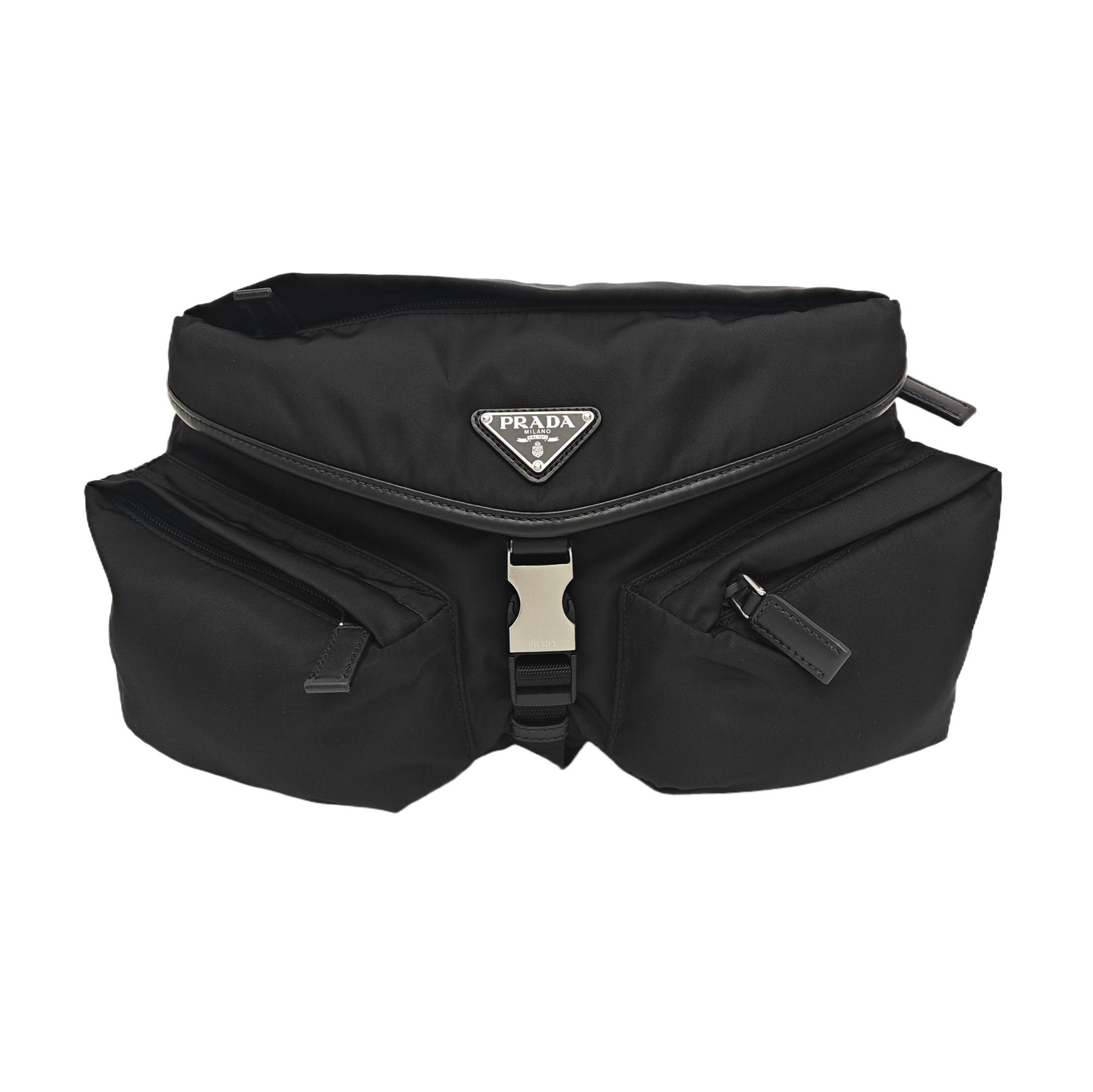 Nylon Belt Bag Black