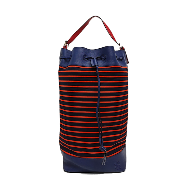 Canvas Top Handle Bag Blue