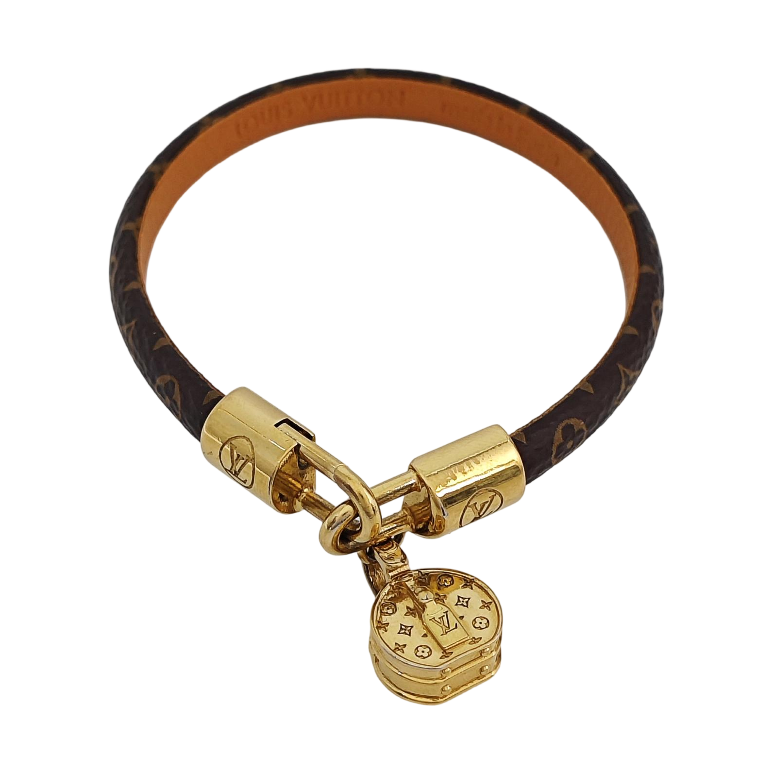 LV TRIBUTE Metal Brown Bangle