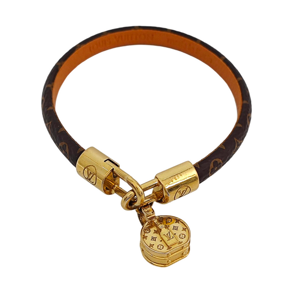 LV TRIBUTE Metal Brown Bangle