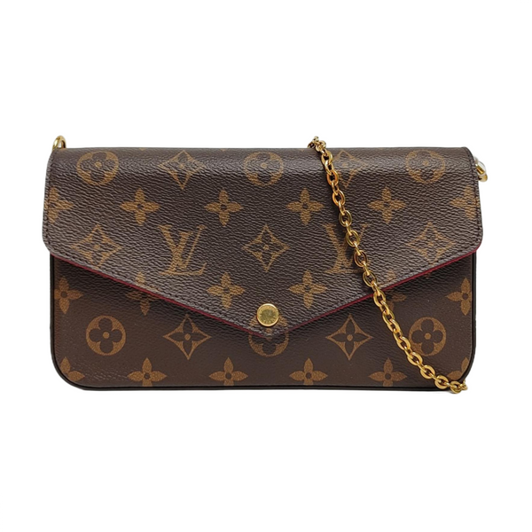 FÉLICIE Monogram Coated Canvas Brown