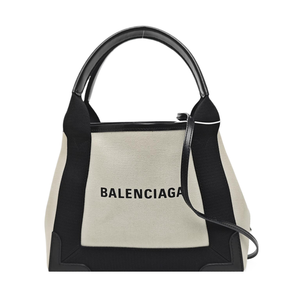 Navy Mini Canvas White