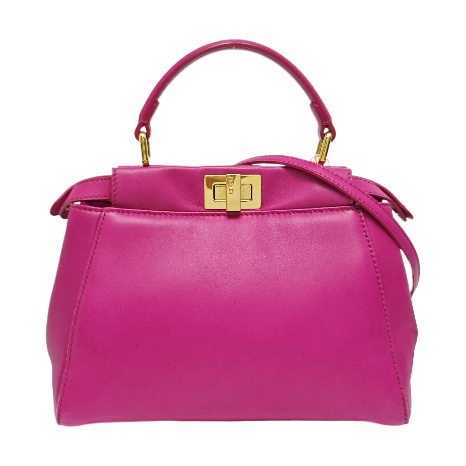 Peekaboo Mini Lambskin Red