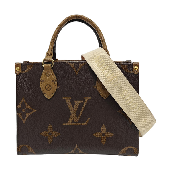ONTHEGO PM Monogram Coated Canvas Brown