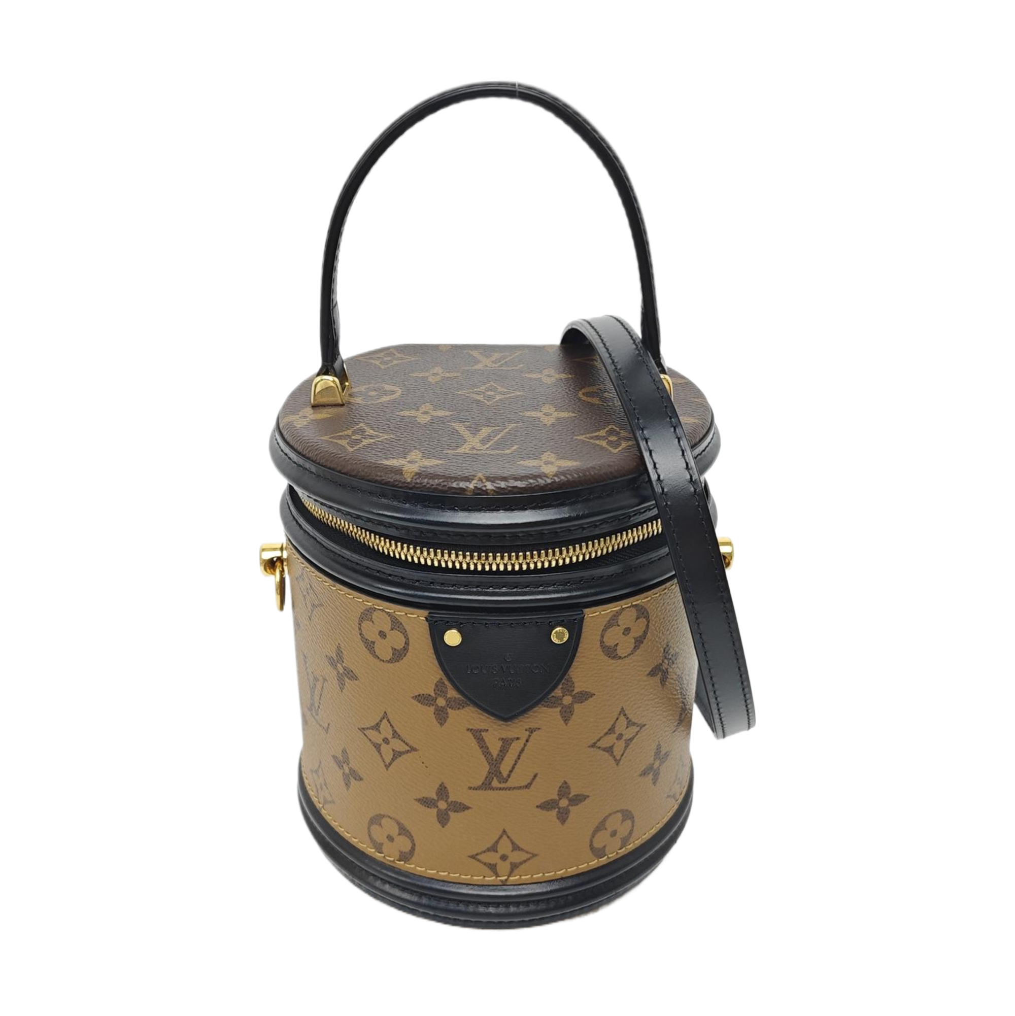 CANNES PM Monogram Coated Canvas Brown
