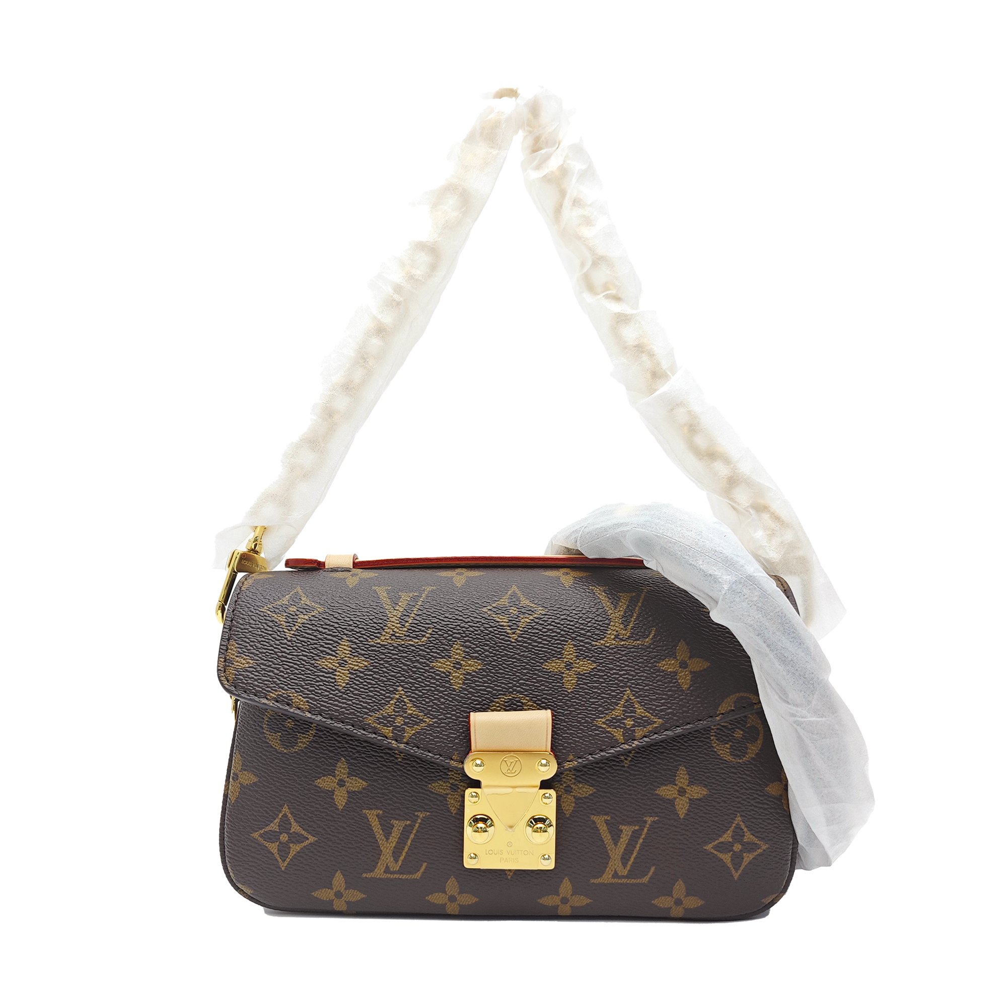 MÉTIS EAST WEST Monogram Coated Canvas Brown