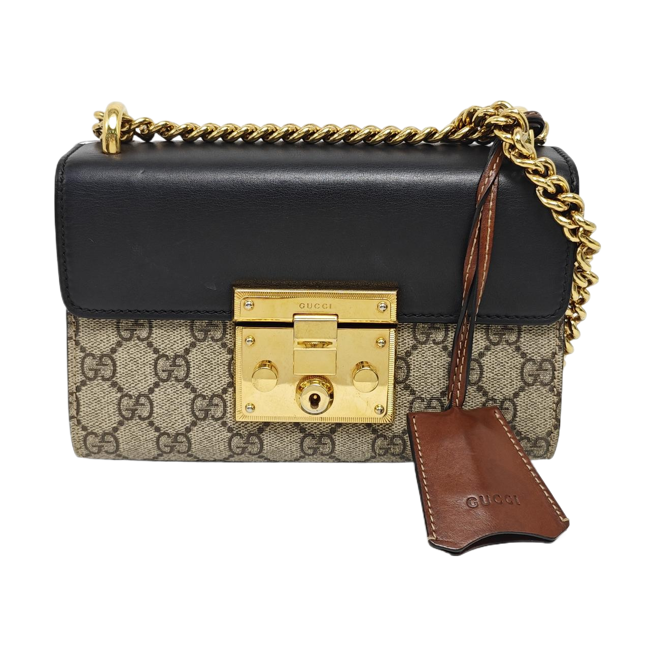 Padlock Small Monogram Coated Canvas Multicolor