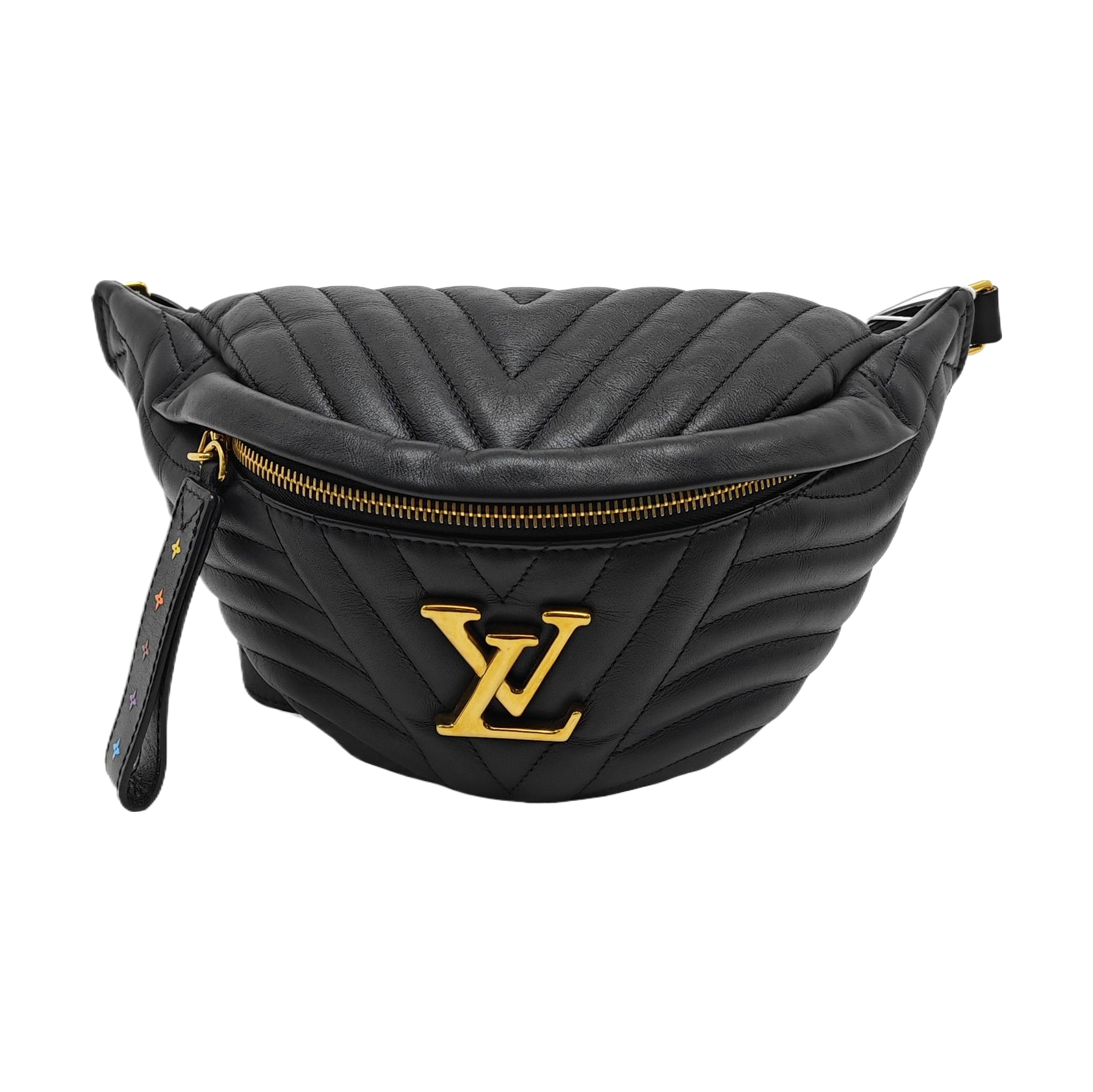 NEW WAVE Quilted Calfskin Black