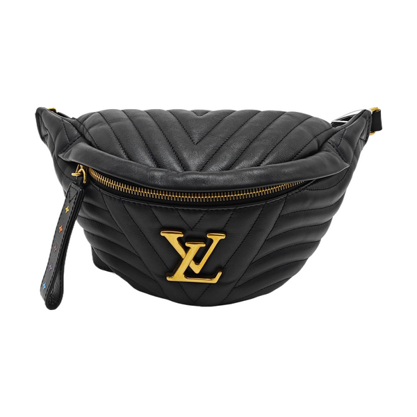 NEW WAVE Quilted Calfskin Black